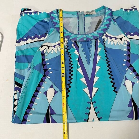 Retro 60s Shift Dress Size 6 Mediterranean Italian Designer Averado Bessi - Picture 11 of 12